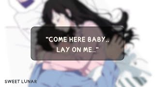 [ASMR] Laying On Your Girl After A Long Tiring Day [heavy breathing] [Sleep Aid]