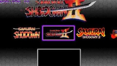 NeoGeo Multigame menu MVS AES