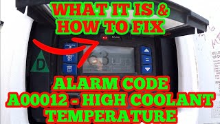 How To Fix Trailer  REEFER UNIT ALARM CODE  A00012 HIGH COOLANT TEMPERATURE