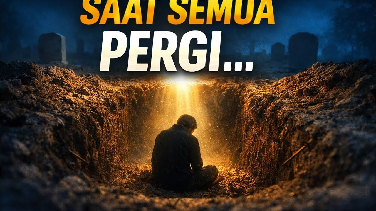 SAAT SEMUA PERGI,.. inilah yang terjadi di alam Barzah setelah kita di kuburkan