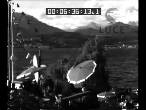 Gara di motoscafi nel Ceresio.