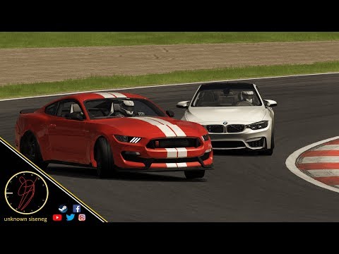 ford-mustang-shelby-gt350-vs-bmw-m4-at-red-bull-ring-/-assetto-corsa