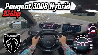 2024 Peugeot 3008 1.2 Hybrid 136 E-Dsc6 136 Hp Pov Autobahn Test Drive In Germany