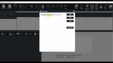 Explaindio 4 - How To Open Your Project