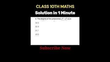 Class 10 Maths mcq | बहुपद | #polynomials  | #class10 | NCERT MATHS | Counsal Maths