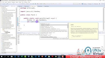 Clase Random y Math generacion de numeros aleatorios en JAVA PRACTICA - UNJU VIRTUAL PARTE 2/2