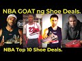 Lebron. Michael Jordan. Stephen Curry. KD. Ang NBA GOAT ng KITAAN sa SAPATOS. NBA Top 10 Shoe Deals.