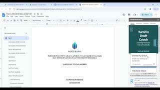 Cek Similarity Mandiri Menggunakan Turnitin Draft Coach™