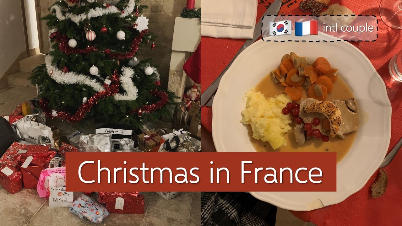 Christmas Eve at my boyfriend's!🎄 / French-Korean Intl Couple