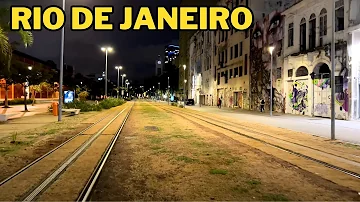 This is the Reality of Nights through the Streets of Downtown Rio de Janeiro | Brazil |【4K】2024