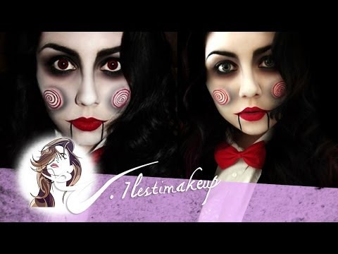 Maquillaje Halloween chica - Pelicula SAW (Allison Kerry)