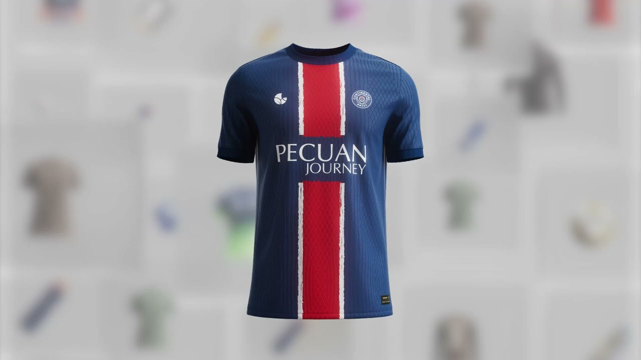 MerchandAise 3D product configurator jersey hero animation, Cinema 4D and Redshift