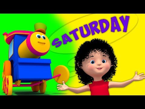 Bob поезд | выходные песня | детские стишки | bob оригинальные рифмы | Bob Train Weekend Song