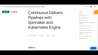 Continuous Delivery Pipelines with Spinnaker and Kubernetes Engine (Qwiklabs)