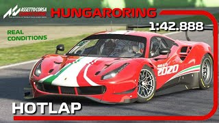 ACC | Hungaroring | Hot Lap + Setup | Ferrari 488 GT3 Evo - 1:42.888