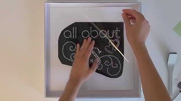 Embellish Scrapbooks with Rhinestones Using the ScanNCut Machine