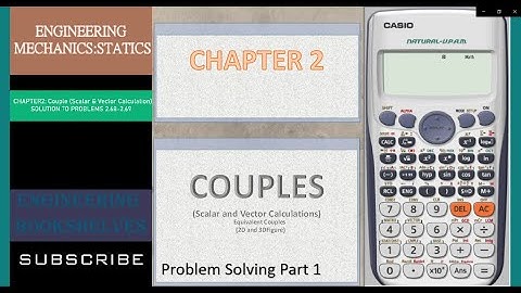 Couples l Engineering Mechanics: Statics l Chapter 2: Problems 2.68-2.69 l Equivalent Couples