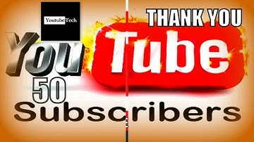 50 Subs Intro (50 subscribers special) Thank you very much Guys !!