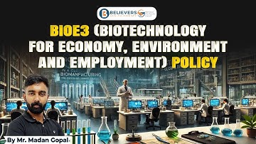 BIOE3 Policy | Biotechnology for Economy, Environment & Employment  #video