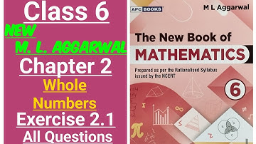 New ml aggarwal class 6 maths chapter 2 (whole numbers) exercise 2.1 all questions