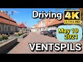Driving in Ventspils, Latvia / May 19, 2021 /【4K60】