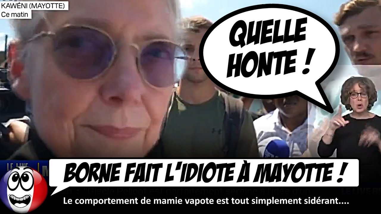 ⁣L'attitude ABJECTE d'Elisabeth Borne à Mayotte.