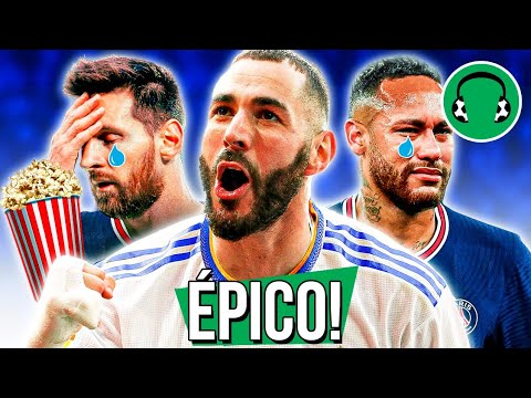 ♫ HISTÓRICO! BENZEMA FAZ TRÊS E ELIMINA PSG! 😱 | Paródia Dançarina - Pedro Sampaio ft. MC Pedrinho