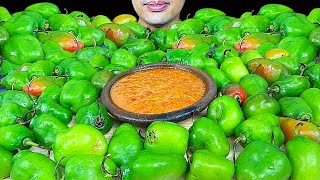 MAKAN 2 kg CABE GENDOT MENTAH HABIS ‼️ ASMR MUKBANG