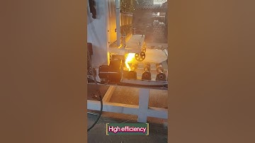 High efficiency automatic texturing stone flaming machine