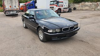 В разбор ЧЕРНЫЙ БУМЕР BMW E38 735 из Японии