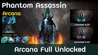 Dota2 Arcana Phantom Assassin Full Unlocked