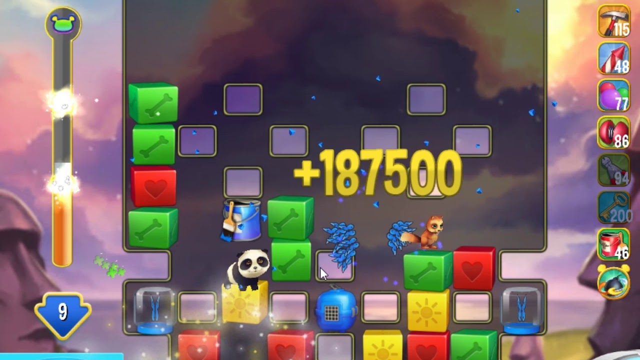 Pet Rescue Saga level 2884 no boosters ►TOBIAS DEAMON◄