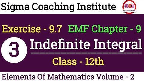 Elements of maths integration by parts exercise 9.7 ques 5, 6 | Integral of inverse trigonometric