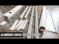 How To Put Together IKEA Aluminum Picture Frame For Canvas Prints!