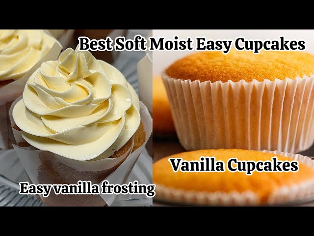 Soft Vanilla Cupcakes - Cakes by MK