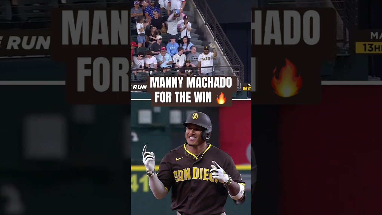 Machado's 3-run shot in the top of the 10th proves to be the winner for the Padres š„