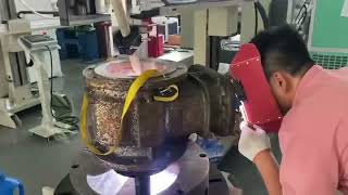 Plasma cladding gate valve