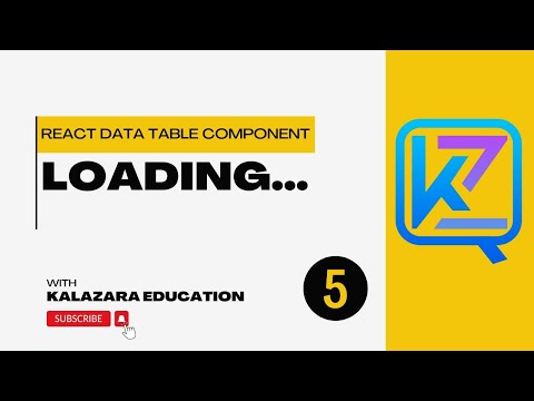 React Data Table Tutorial - 5 - Loading