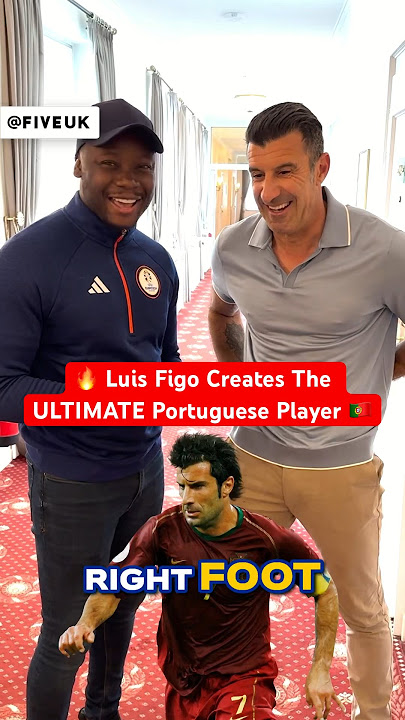 Luis Figo Creates The ULTIMATE Portuguese Player! #five #shorts #figo #euro2024 #euroinsidethebox