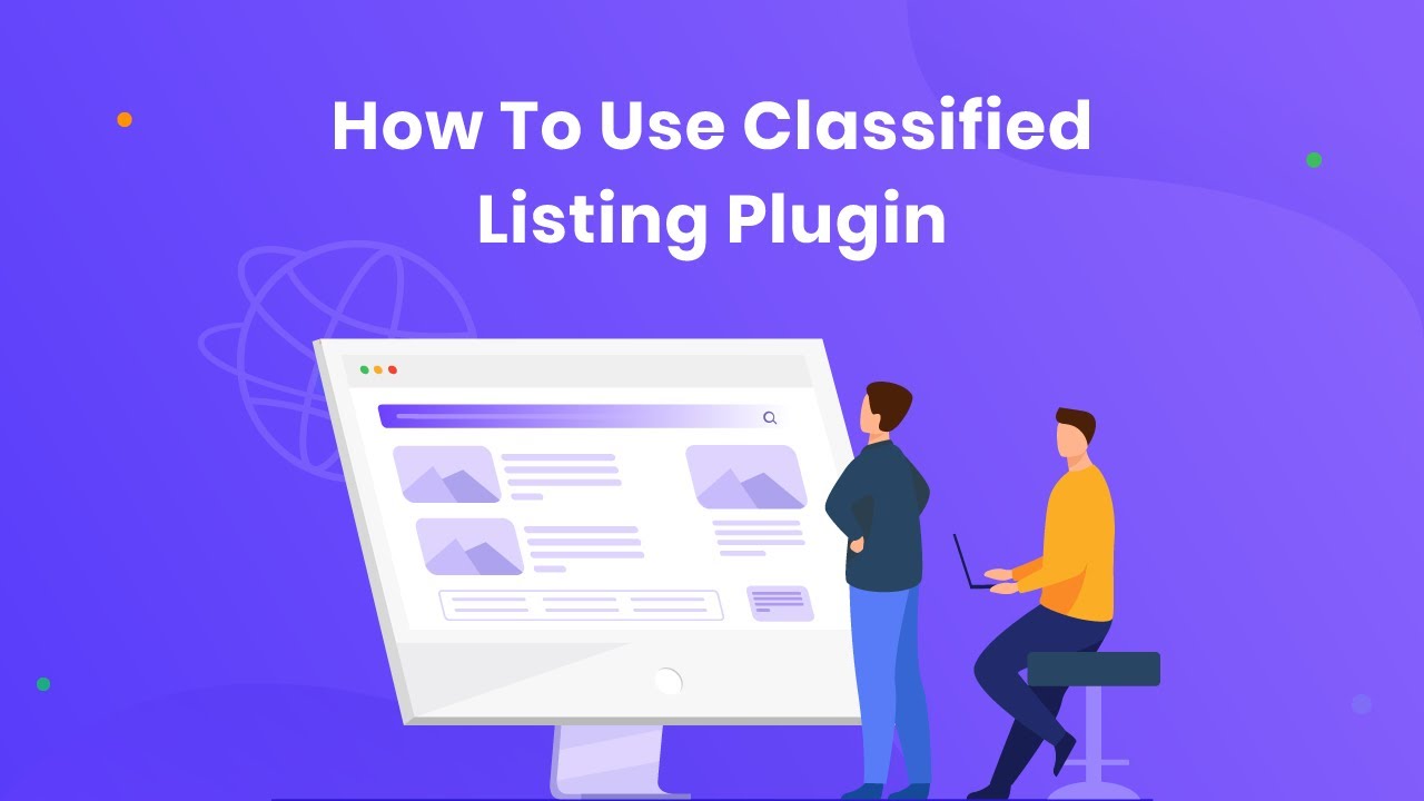 How to use Classified Listing WordPress Plugin by RadiusTheme YouTube