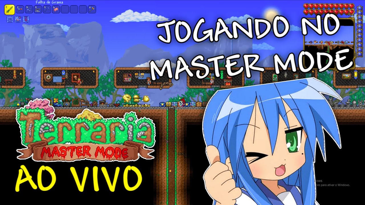 TERRARIA MASTER MODE | AO VIVO - YouTube