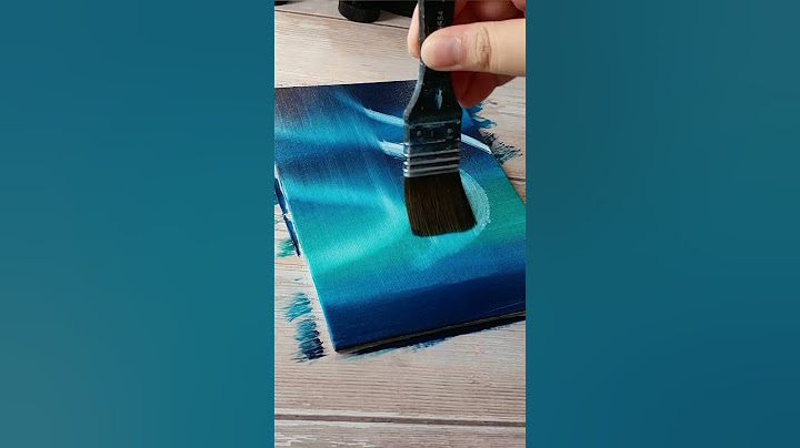campfire under aurora night sky ✨️ easy acrylic painting for beginners