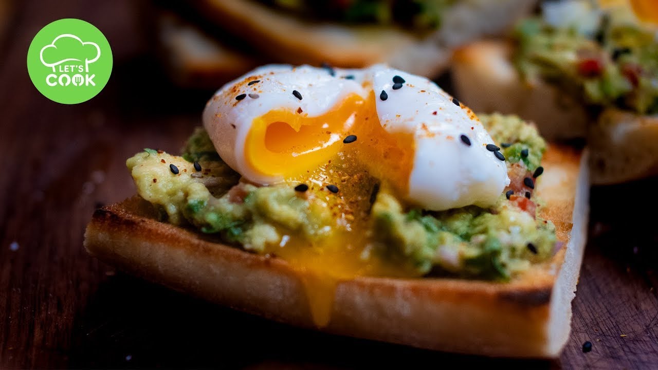 Pochiertes Ei auf Guacamole | Bestes Frühstücks Rezept