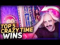 Streamer Record win 100.000 € on Crazy Time - Top 5 Big wins in casino slot