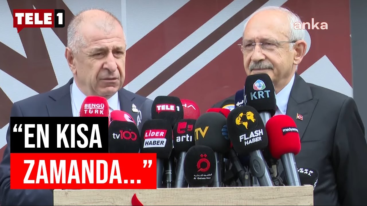 ⁣Kılıçdaroğlu, Ümit Özdağ görüşmesinin ardından liderlerden açıklama