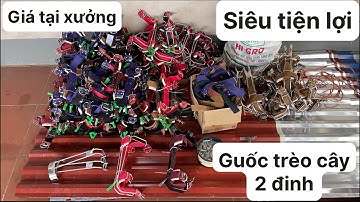 Guốc guốc trèo cây 2 đinh siêu tiện lợi, cực kỳ bền,giá rẻ tại xưởng không qua chung gian 0362222821
