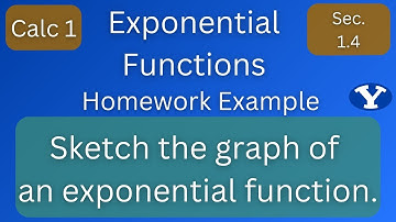 Day 3: Homework Example #1 - Exponential Functions (Sect 1.4)