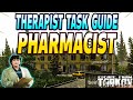 Pharmacist  therapist task guide escape from tarkov