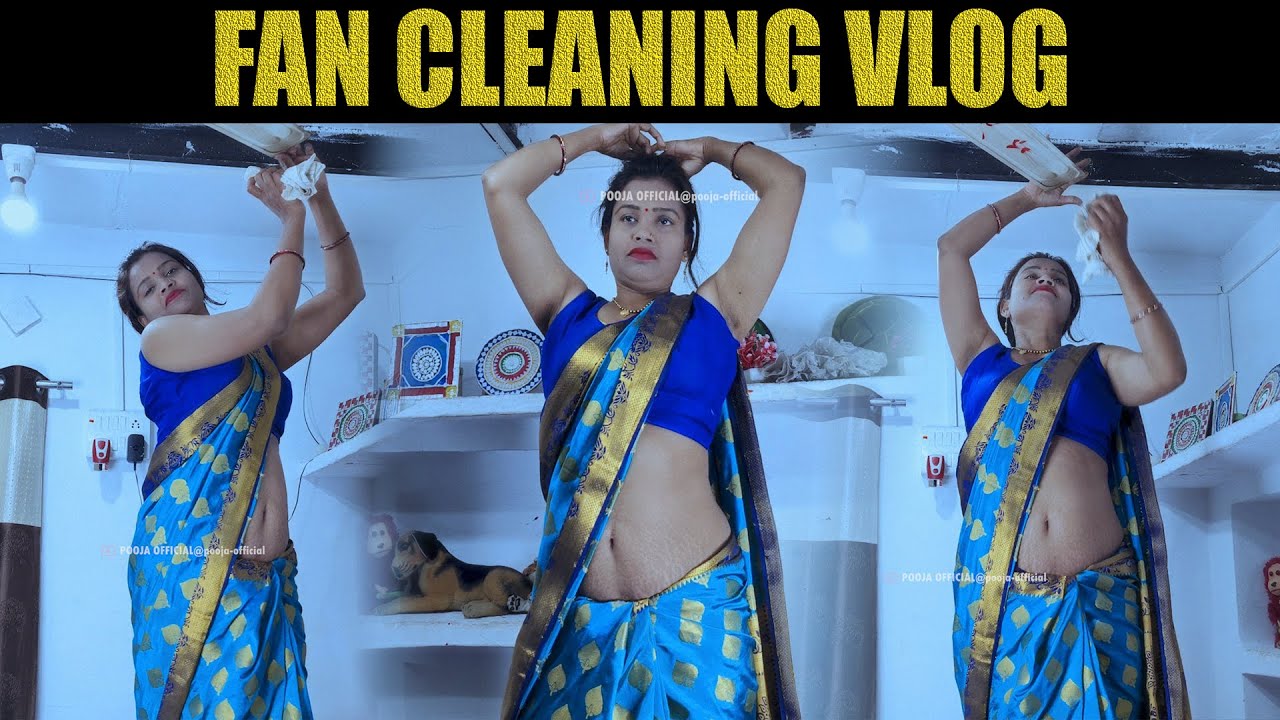 Fan Cleaning Vlog From Pooja Official - HD