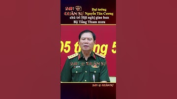 Đại tướng Nguyễn Tân Cương chủ trì Hội nghị giao ban Bộ Tổng Tham mưu